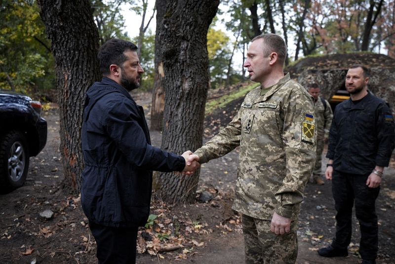 Zelenskiy says he visits military command post near Ukraine's eastern ...
