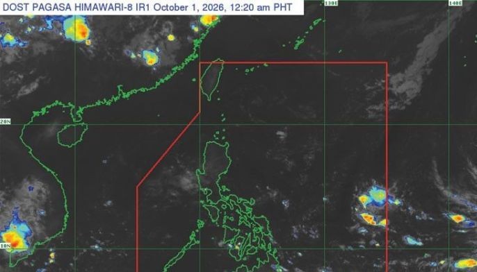 Tropical cyclone spotted outside PAR