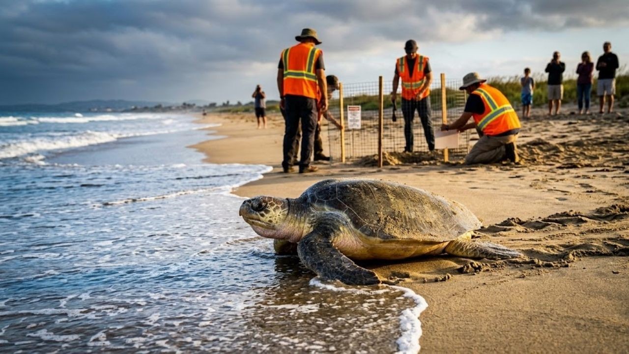 First olive ridley turtle nests recorded on US West Coast