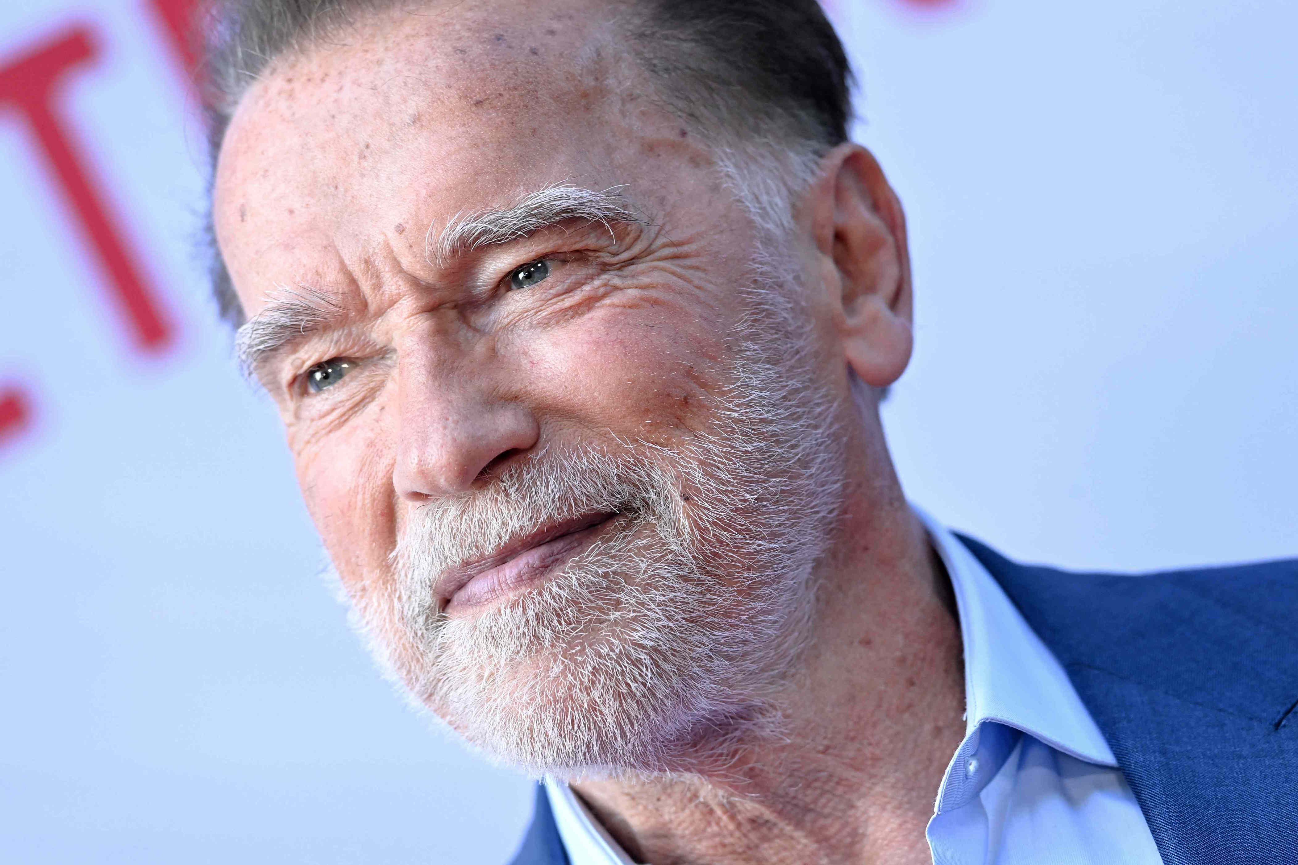 Arnold Schwarzenegger is nearly unrecognizable with wintery transformation