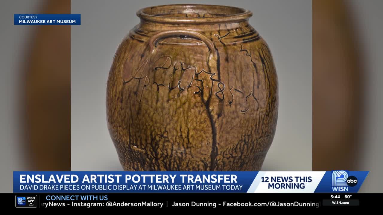 Family of enslaved artist shares historic pottery with Milwaukee Art Museum