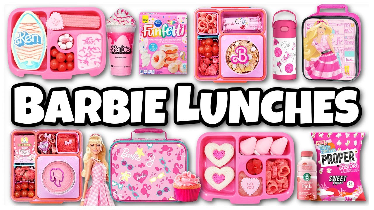New Barbie movie lunches: so much pink