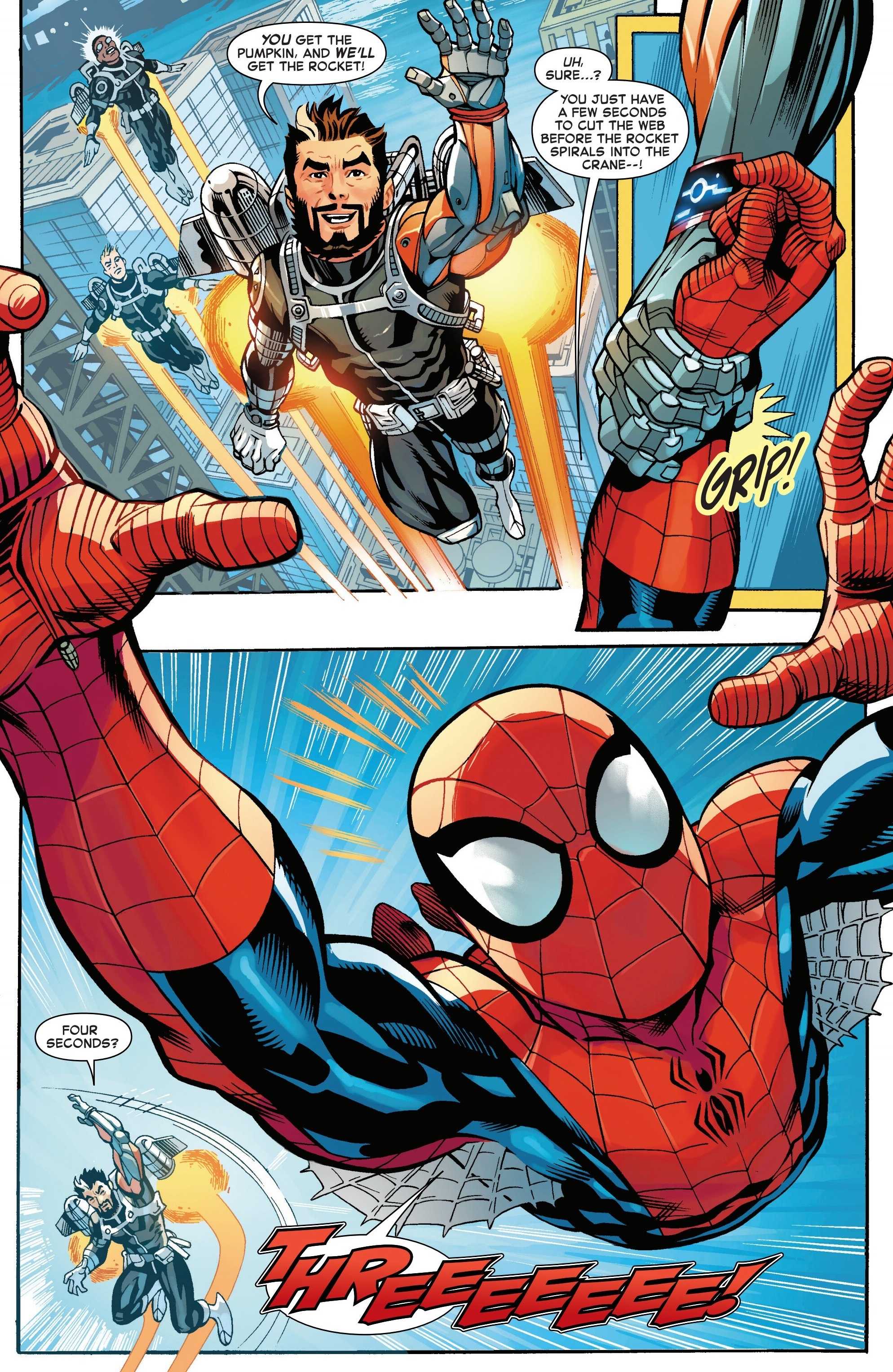 Spider-Man decides whether to allow Damage Control to relieve his burden