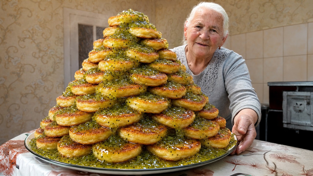 85-year-old grandma turns zucchini into jam | Traditional mountain ...