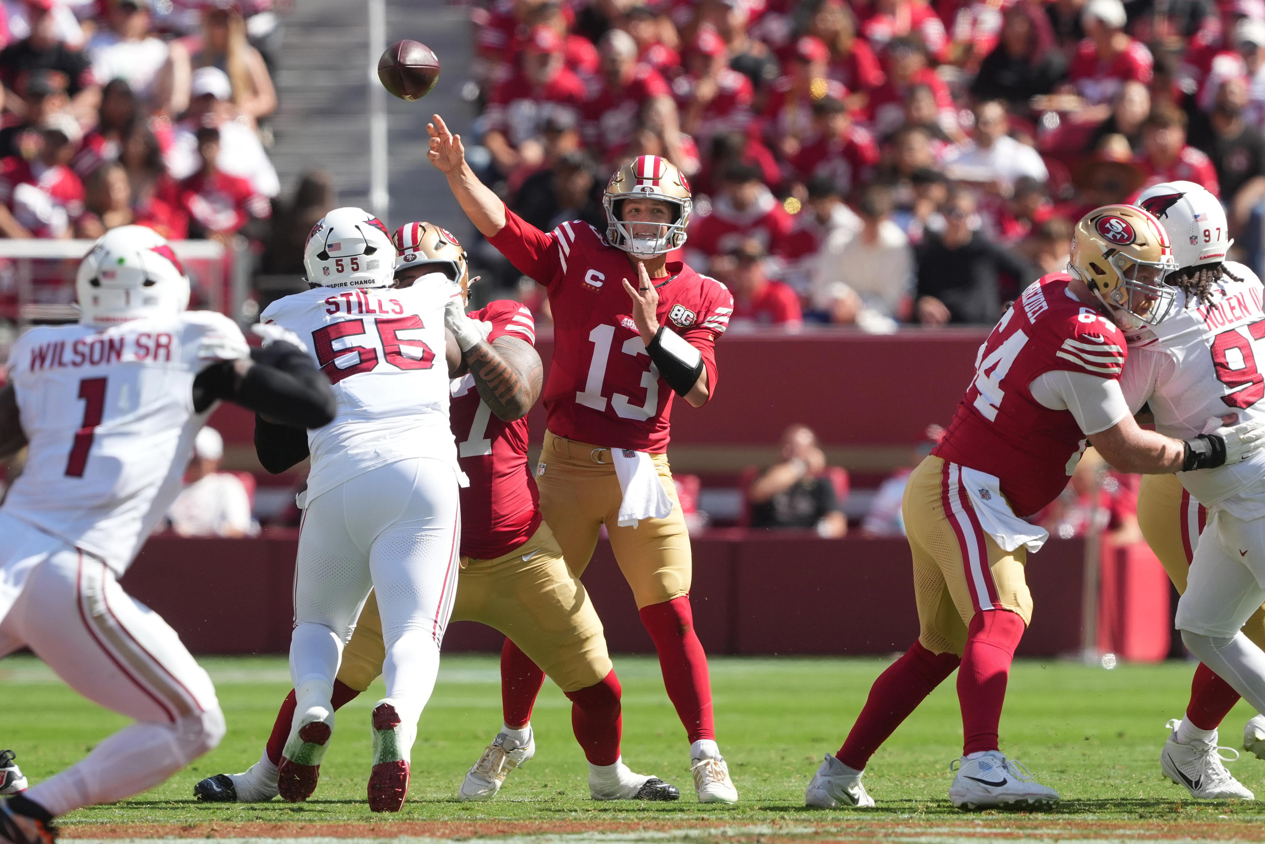 Brock Purdy's best and worst quarters both rank among the NFL's elite