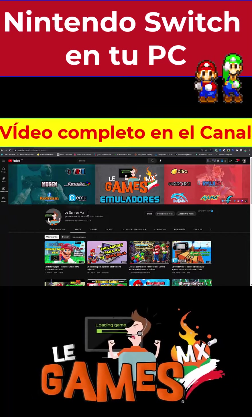 Nintendo Switch en tu PC - Configuración 2da parte - + rendimiento