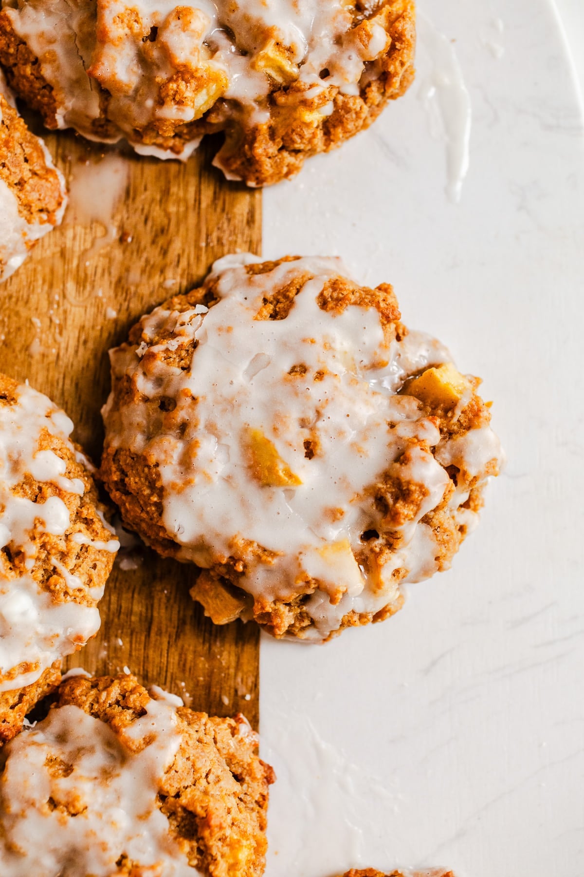 Gluten-free apple fritters (baked)