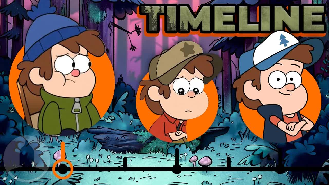 The complete Dipper Pines timeline (Gravity Falls)