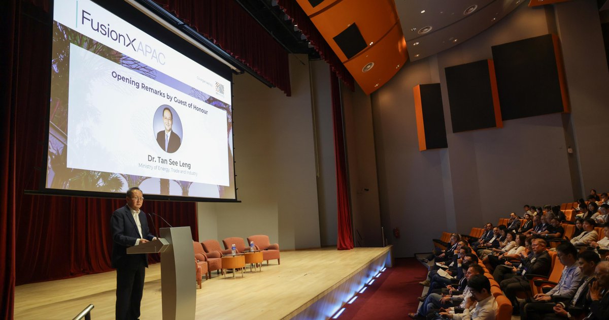 Nuclear fusion can create economic opportunity for Singapore: Tan See Leng
