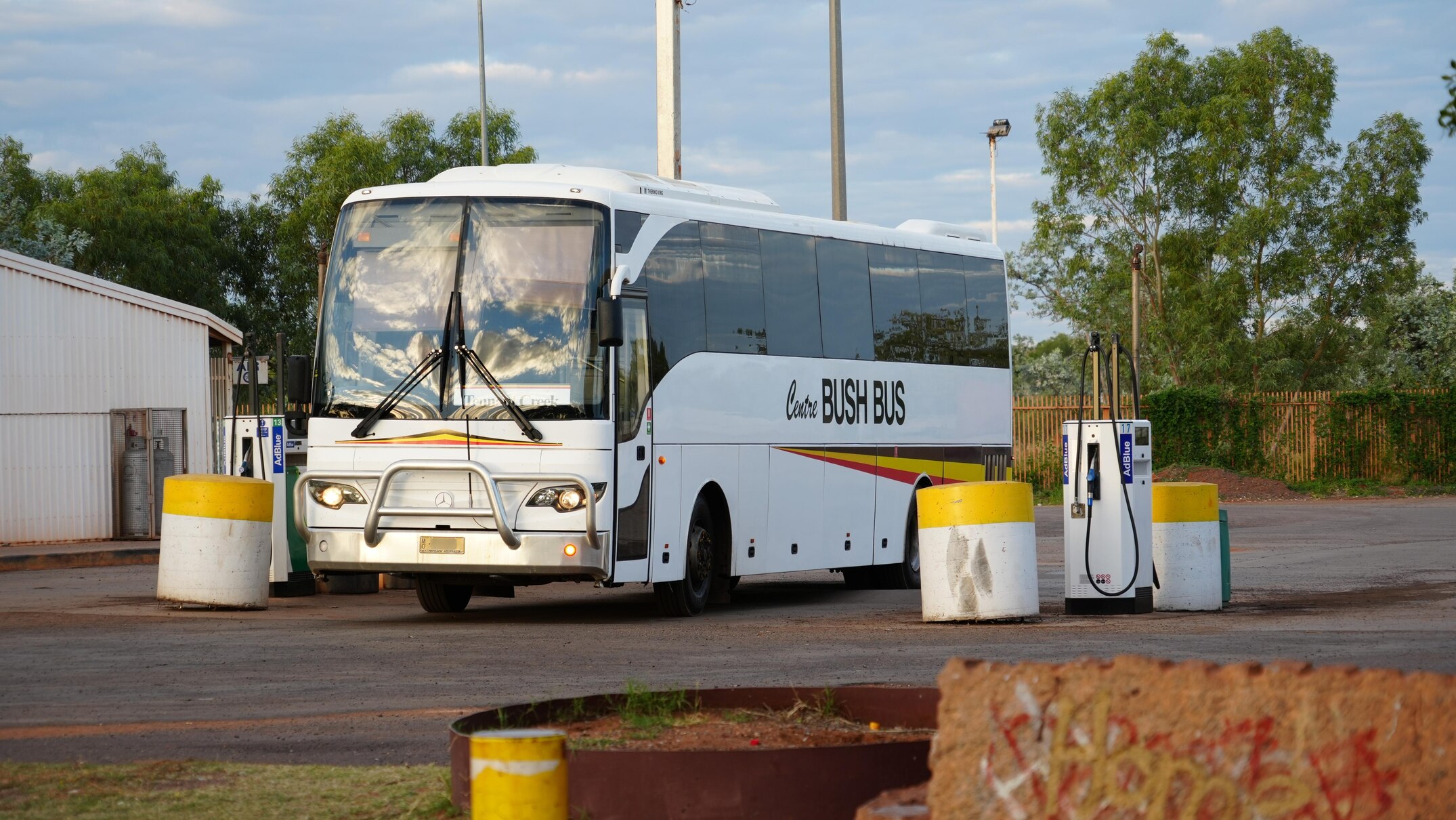 Essential bus service operating between remote communities and Alice ...