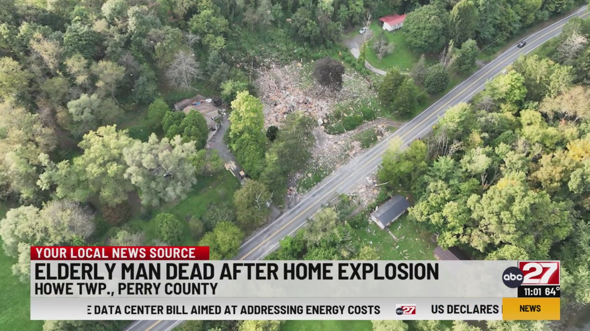 Coroner identifies victim after house explosion in Perry County