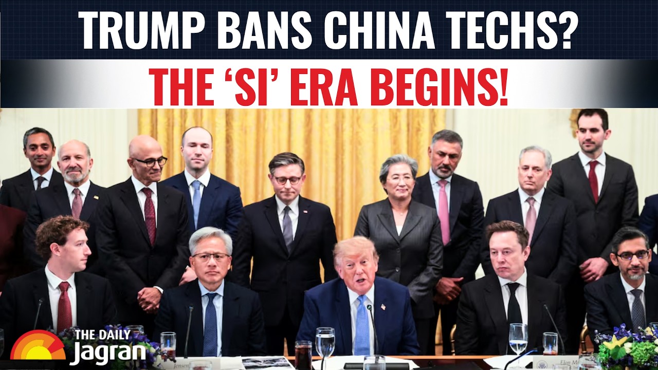 President Donald Trump Announces America Gov New Superintelligence AI ...
