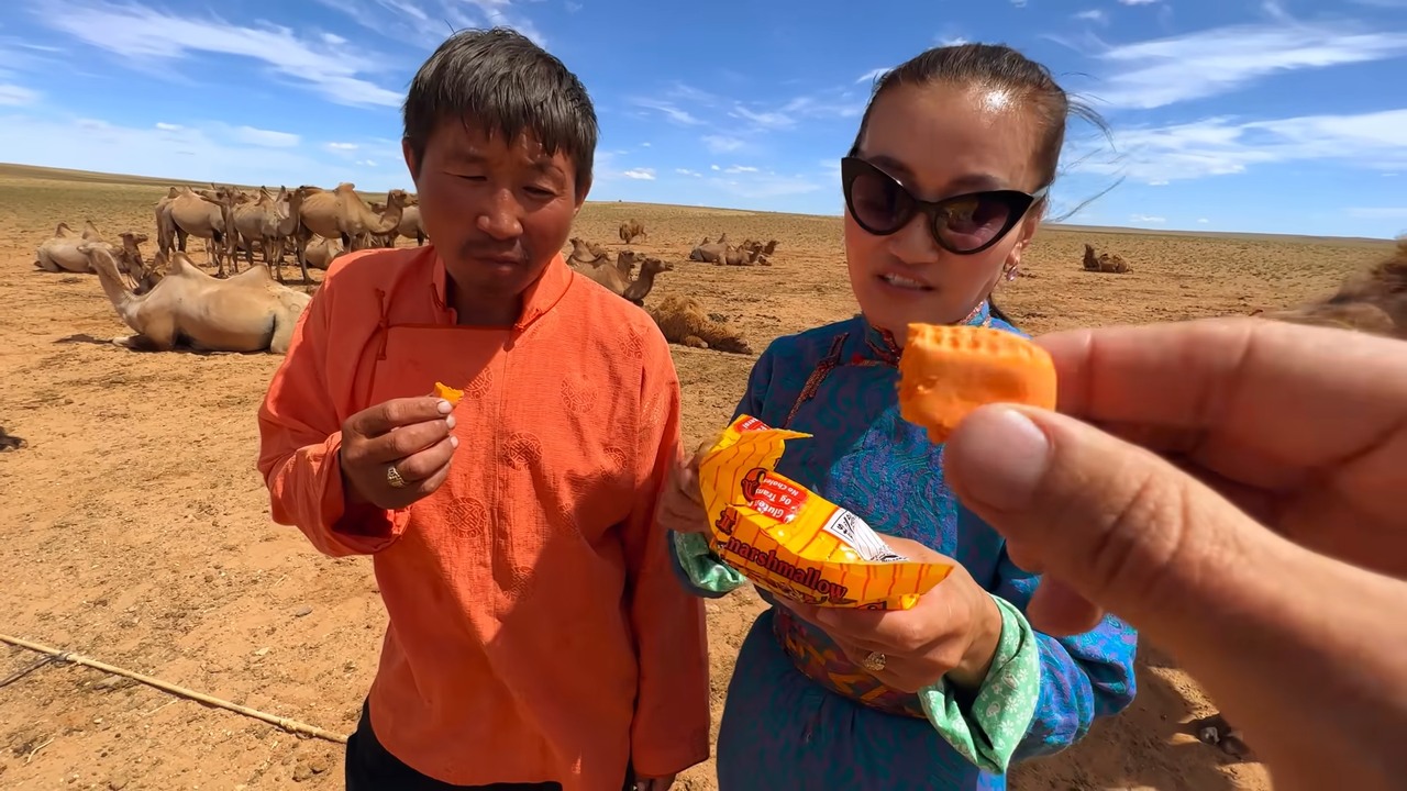 He gave American candy to Mongolian nomads... one flavor they ...
