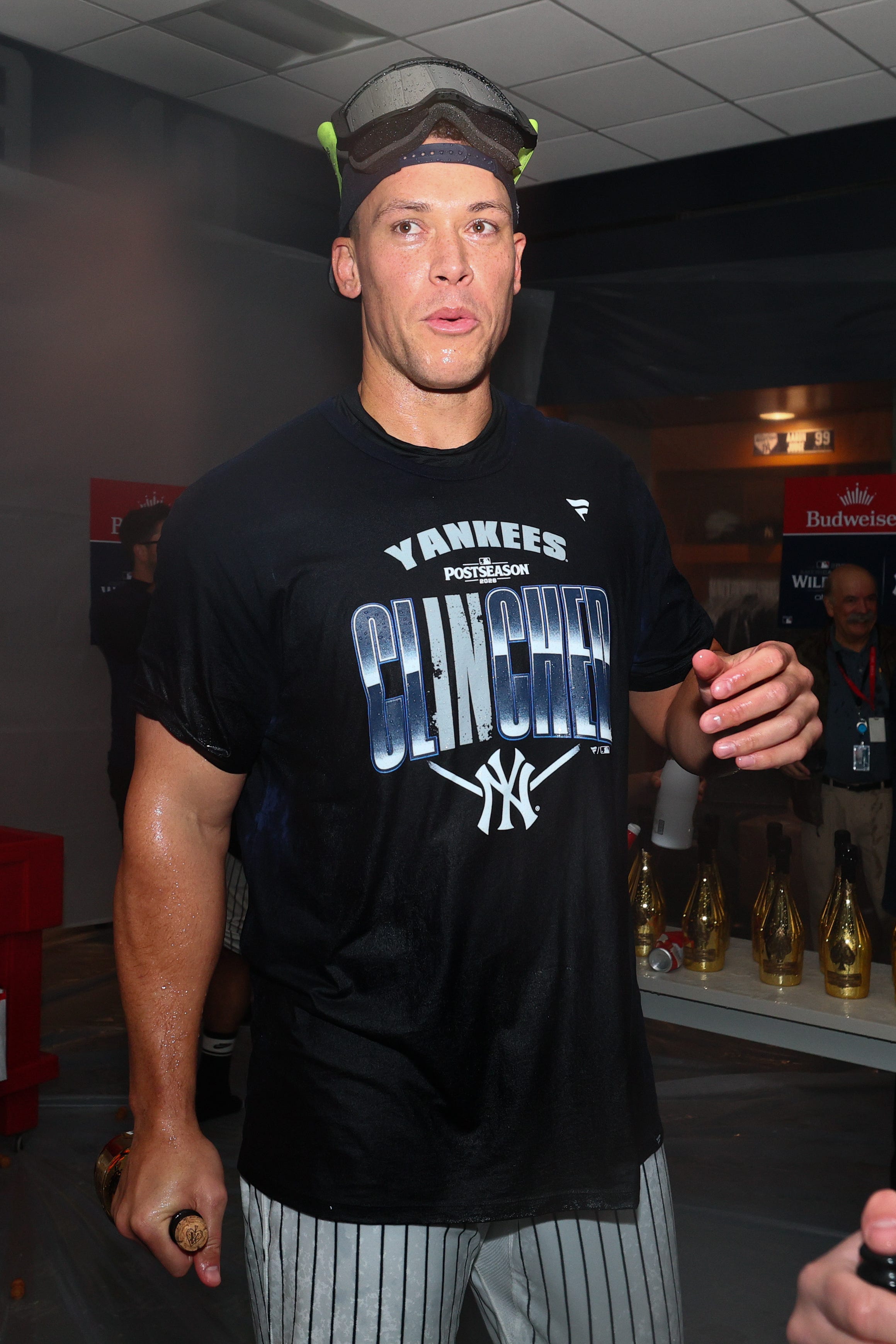 Wondering on Aaron Judge's status as Yankees advance to Division Series