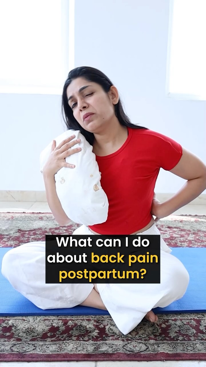 Postpartum back pain? Try this 5-minute stretch routine