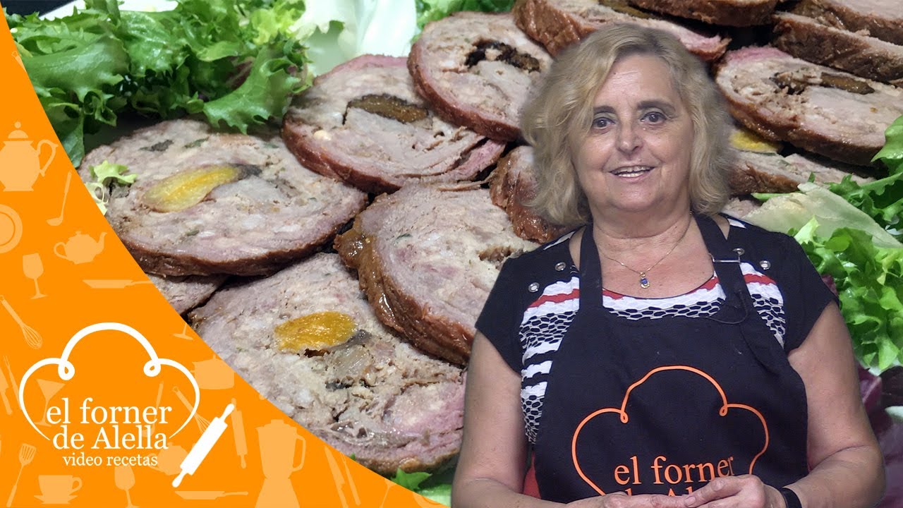 Ternera rellena con salsa de chocolate