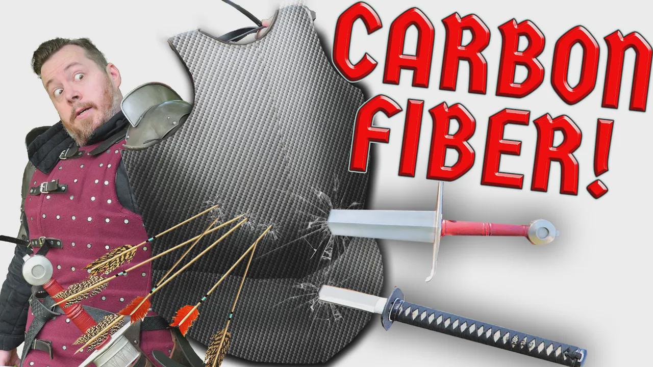 We tested carbon fiber armor against medieval weapons and the results ...