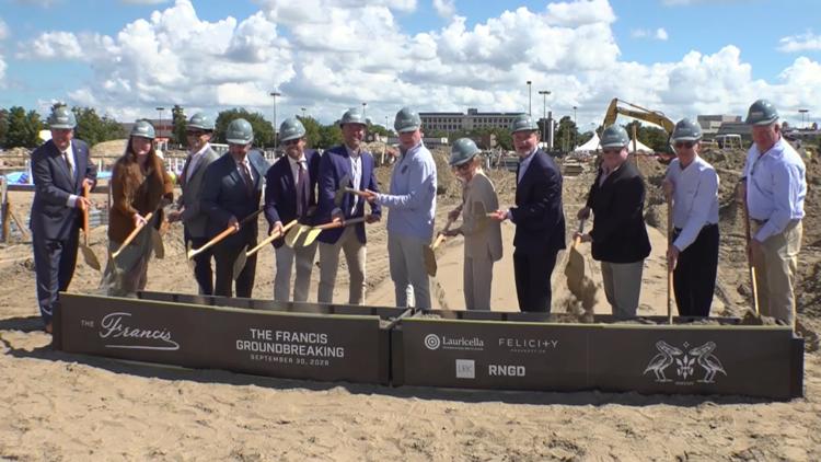 Construction underway for new apartment complex at old Kmart site in Elmwood