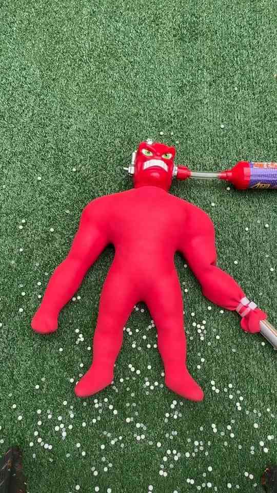 Watching water push inflatable toys to their limits