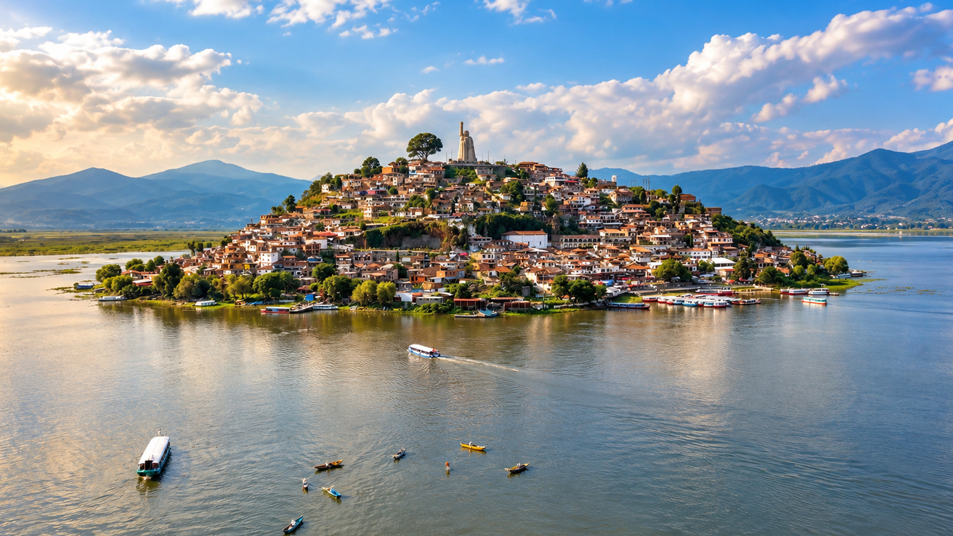 Janitzio packs streets and homes onto steep slopes