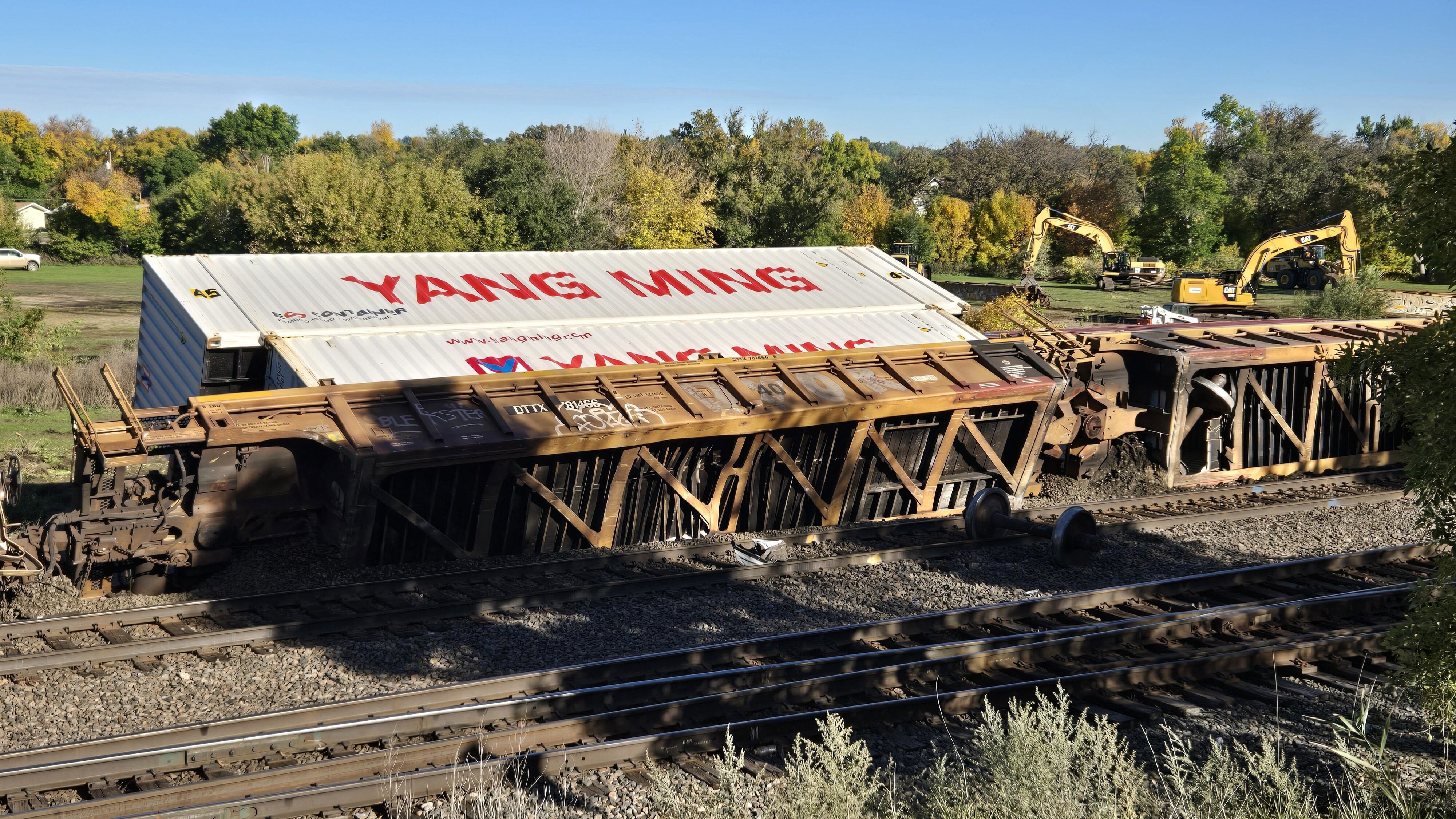 A big boom: train derailment jolts Minot, cleanup continues