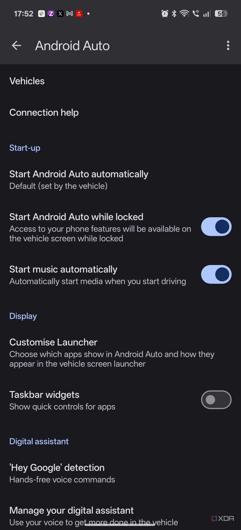I made Android Auto render at a higher resolution in developer settings ...