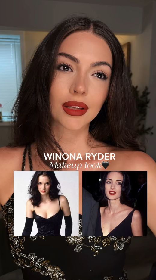 Creating timeless makeup with Winona Ryder inspiration