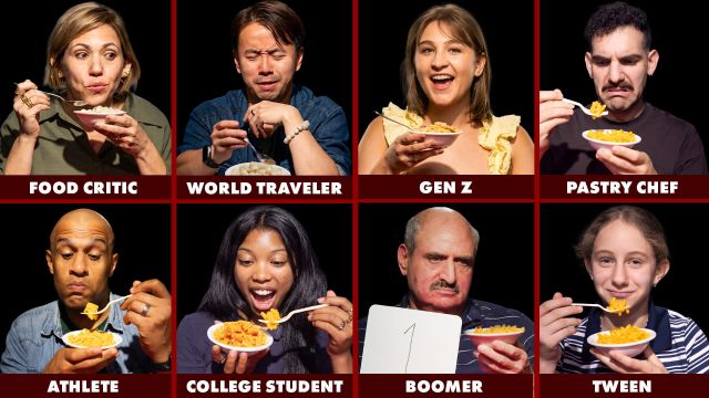 Regular people blind taste popular boxed mac & cheese (Gen Z to boomers)
