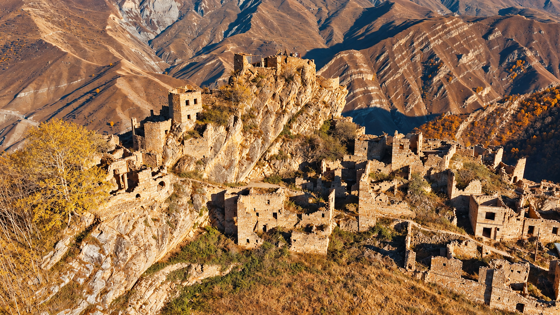 Life once existed high above these mountains