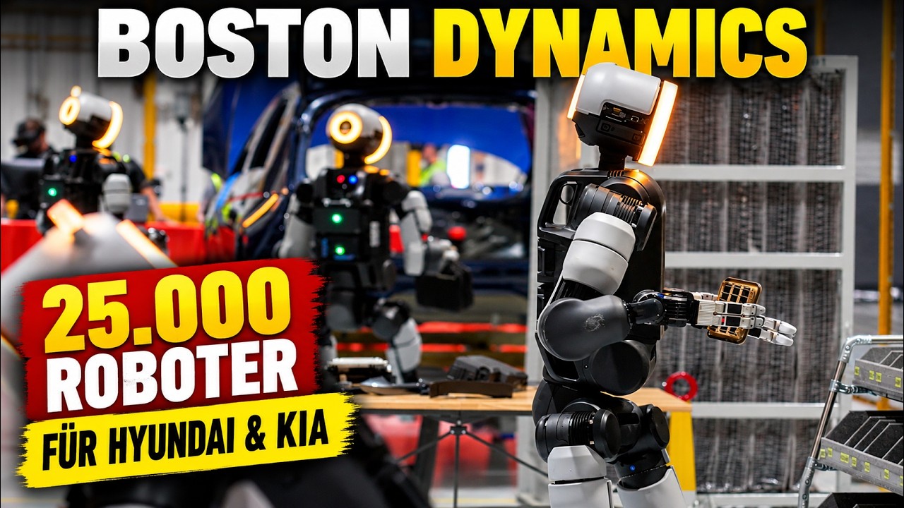 Boston Dynamics Atlas: 25.000 Roboter für Hyundai und Kia geplant