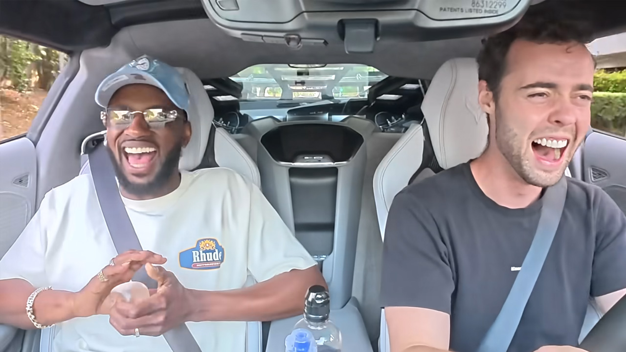Funny reaction from a random stranger riding the 1064HP Corvette ZR1
