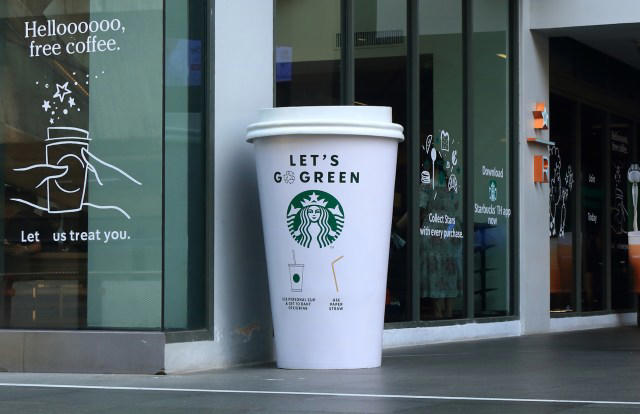 Starbucks touted 'widely recyclable' cups, but trackers couldn't ...