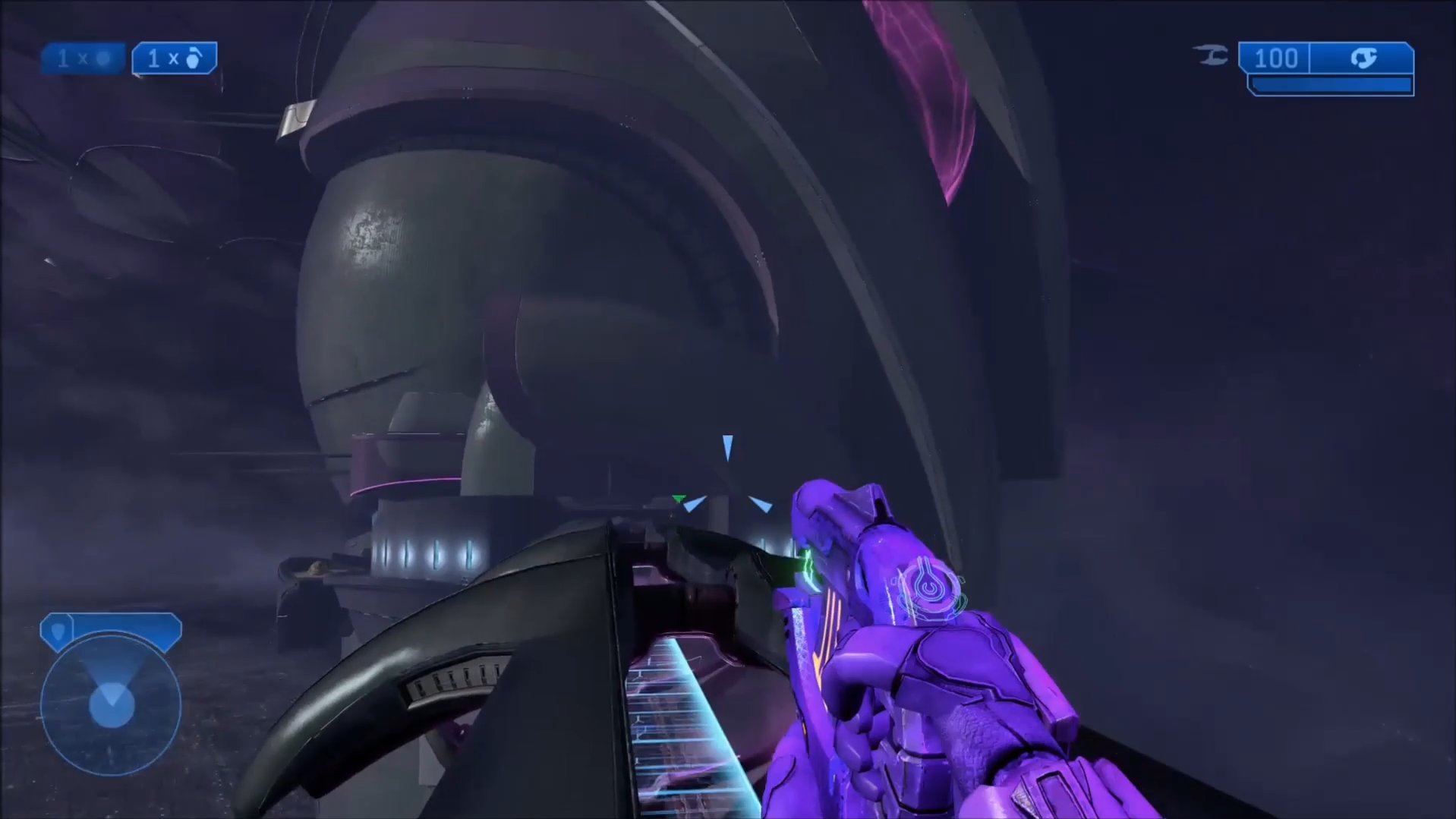 Can the In Amber Clad actually run you over in Halo 2