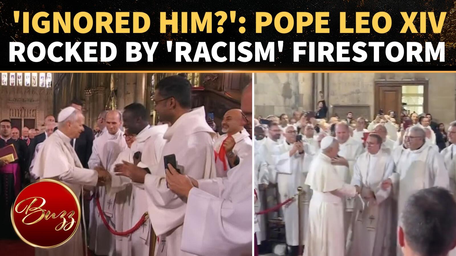 Pope Leo XIV 'ignored' black priest? Viral handshake clip triggers ...