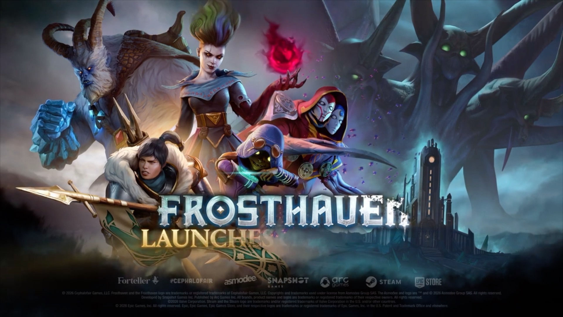 Frosthaven official gameplay trailer