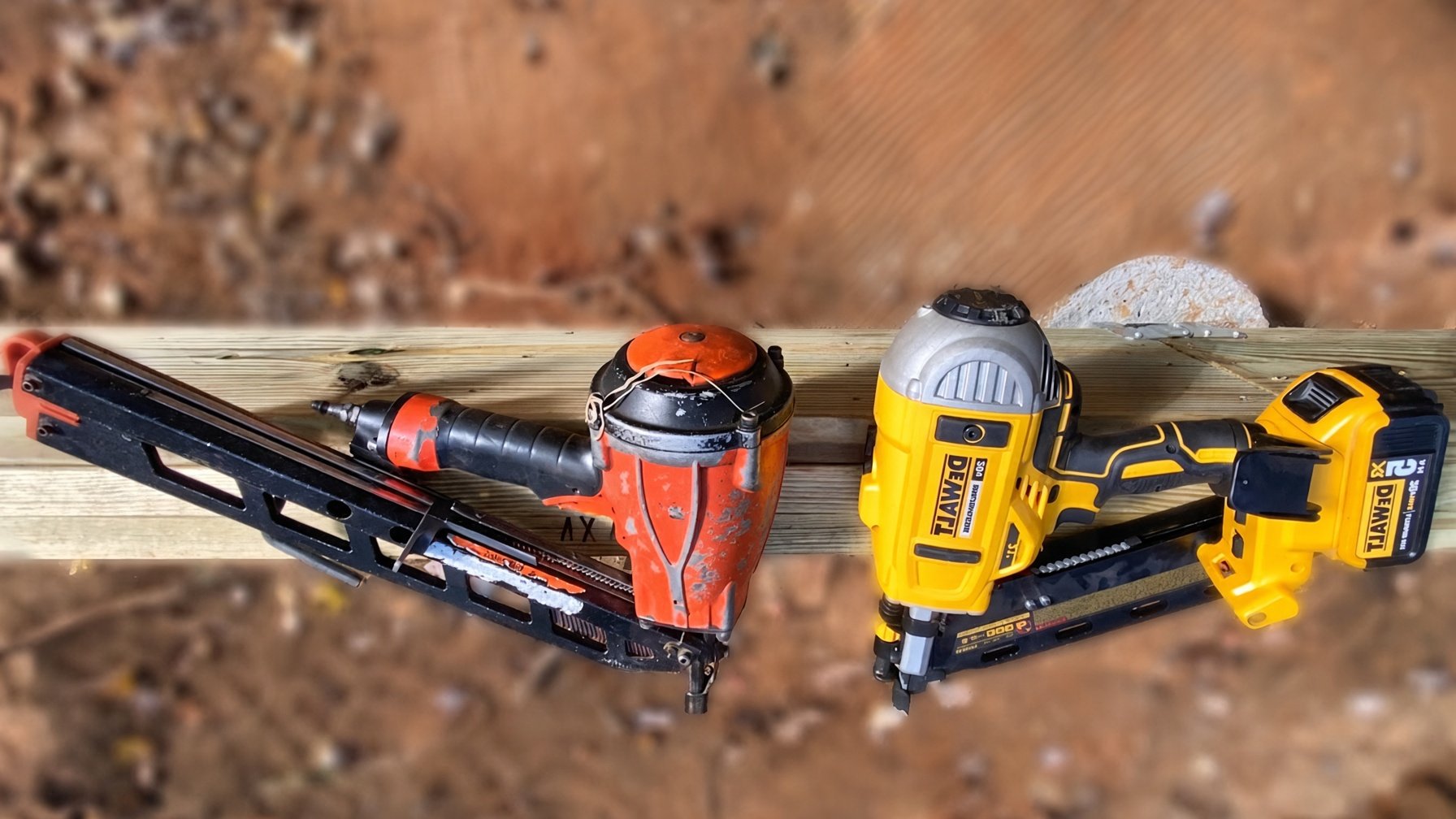 Battery framing nailer vs pneumatic