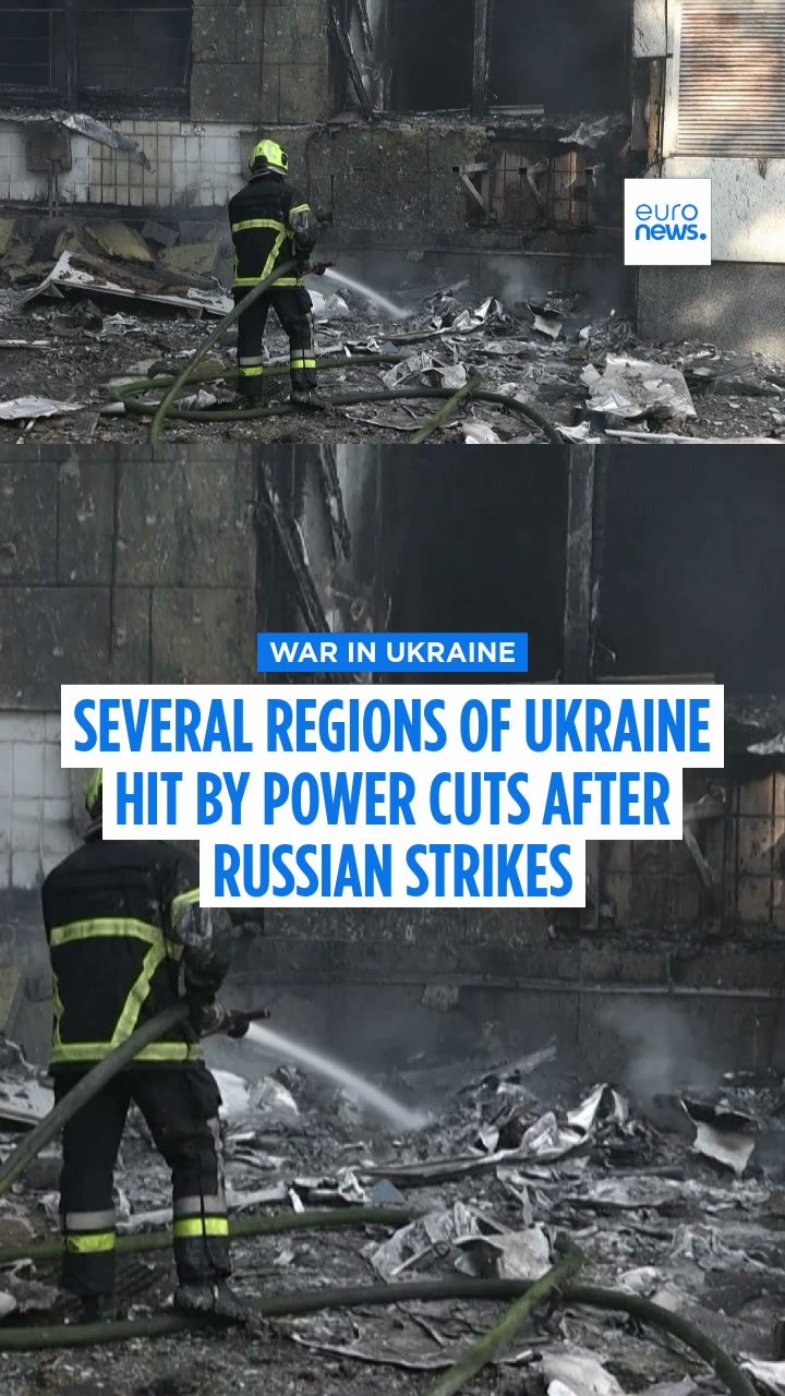 Several regions of Ukraine hit by power cuts after Russian strikes ...