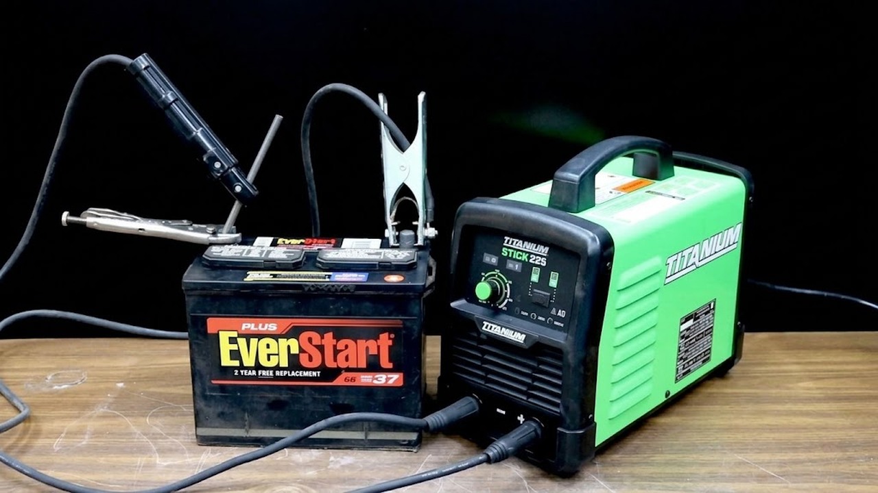 What happens when you hook a welder to a dead car battery? The results ...