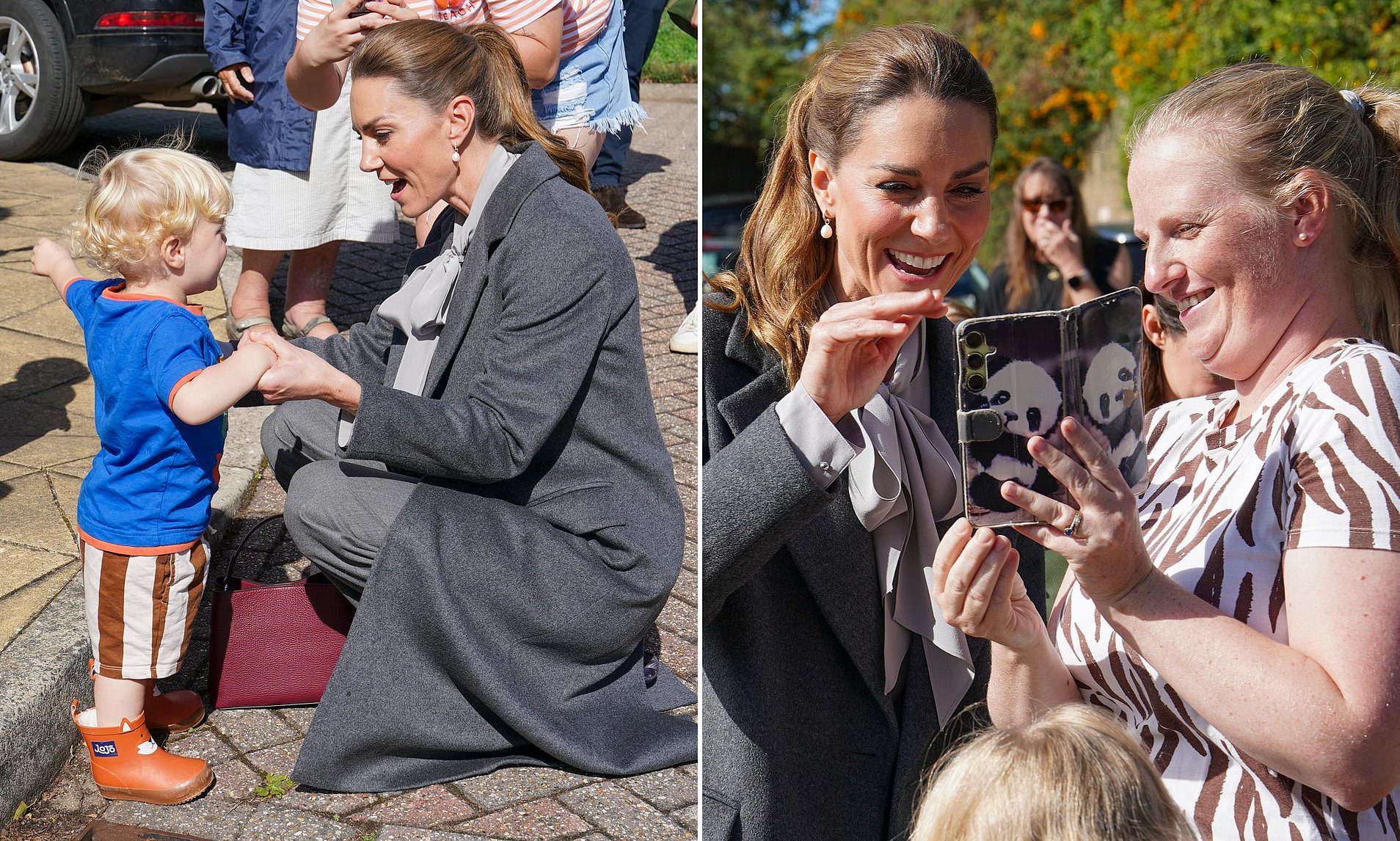 I love doing the washing up and William the drying, says Kate as she ...