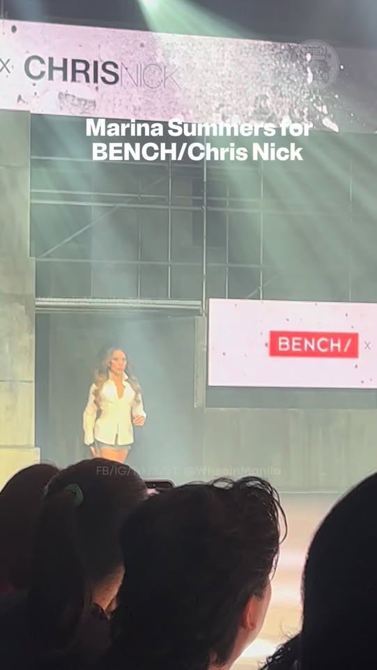 Marina Summers owns the runway for Bench and Chris Nick
