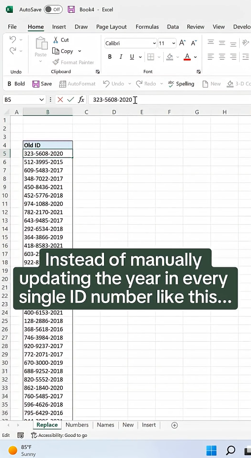 Using Excel shortcuts for everyday spreadsheet tasks