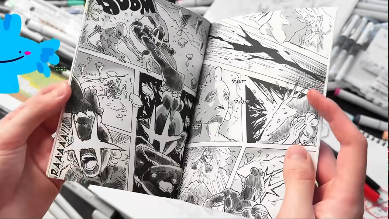 Trying to make an original manga chapter against the clock!
