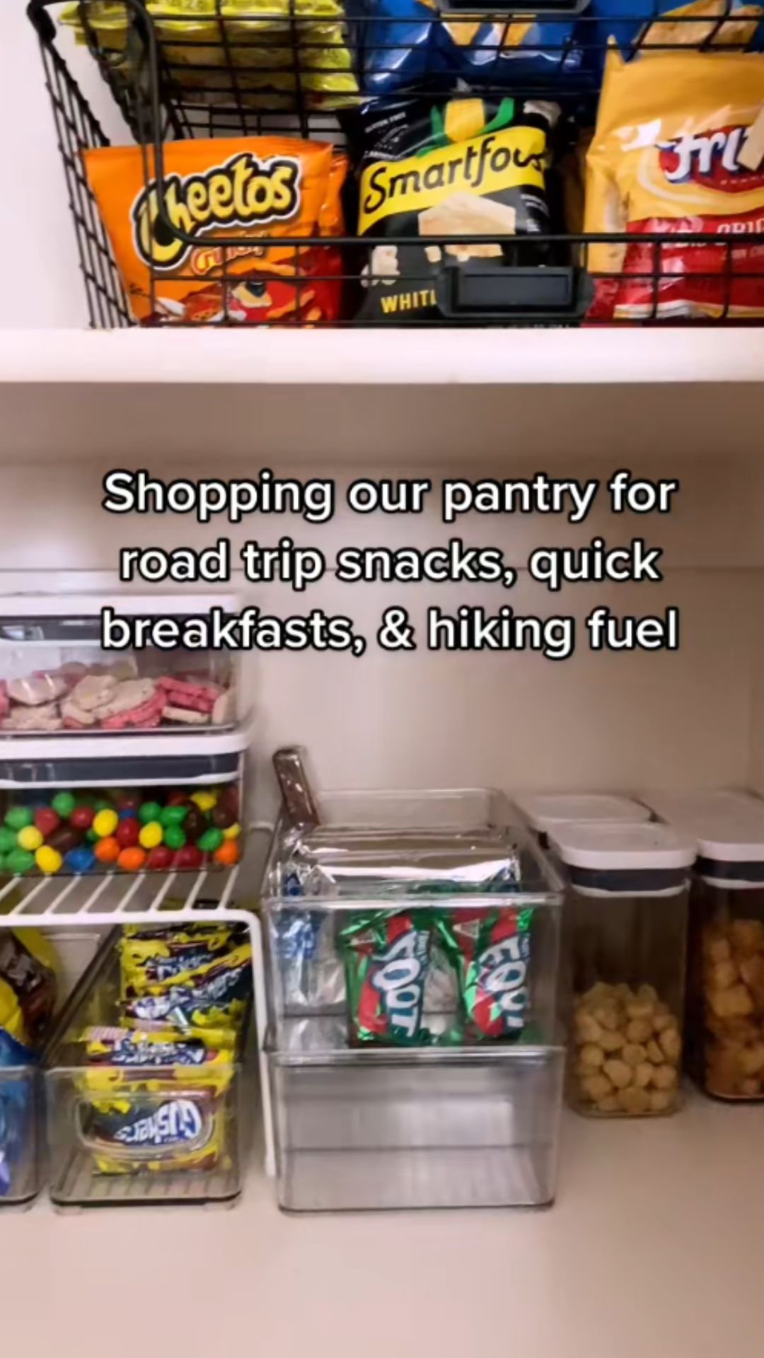 Packing pantry snacks for road trips and hiking adventures