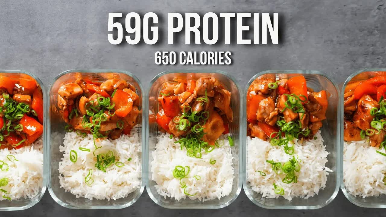 I can’t stop coming back to this high-protein sweet and sour chicken