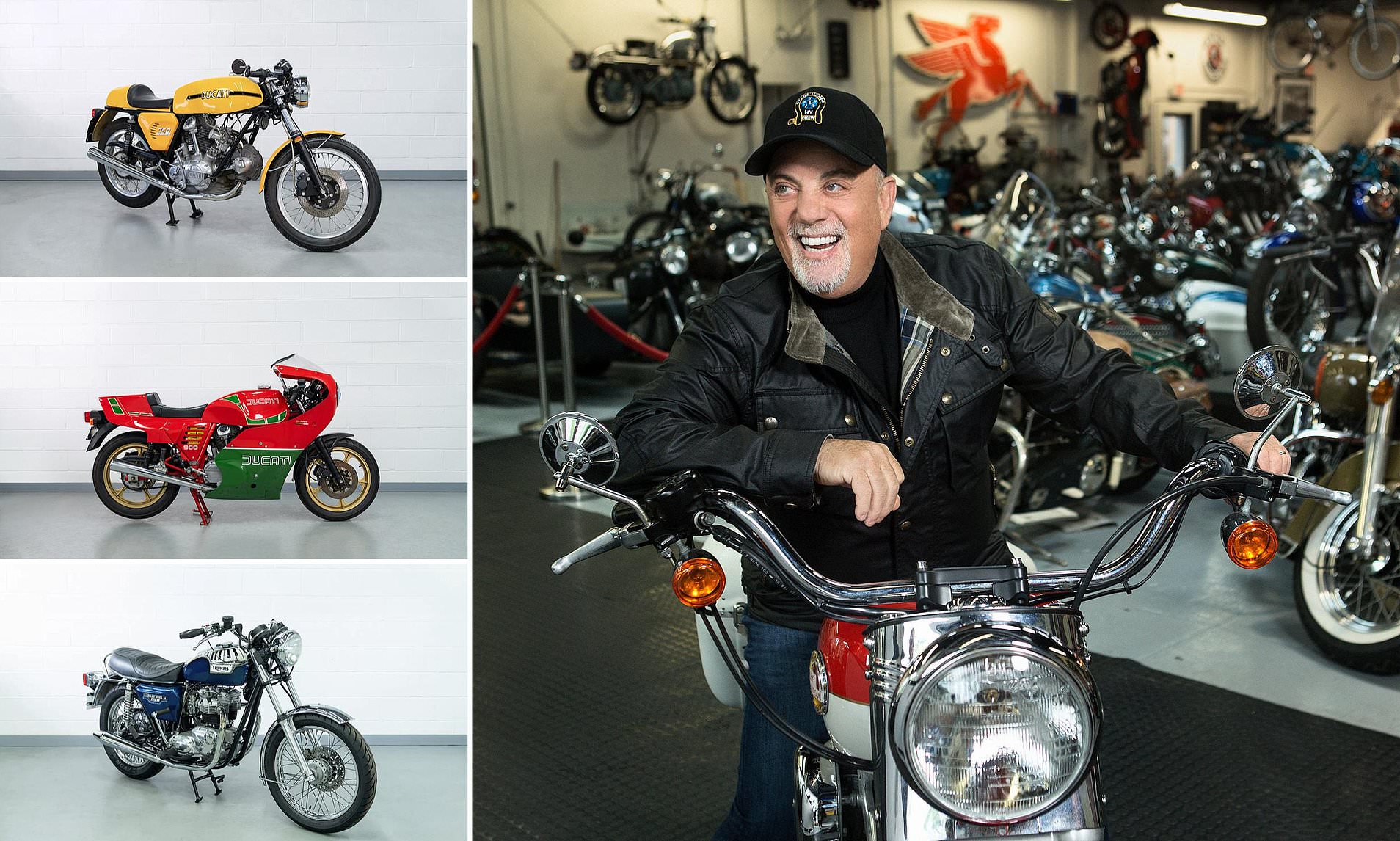 Billy Joel is auctioning off his beloved motorcycle collection for charity