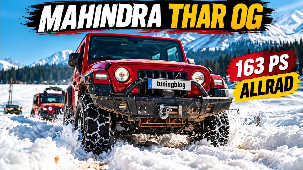2027 Mahindra Thar OG: Offroader mit 163 PS ab 9.060 Euro