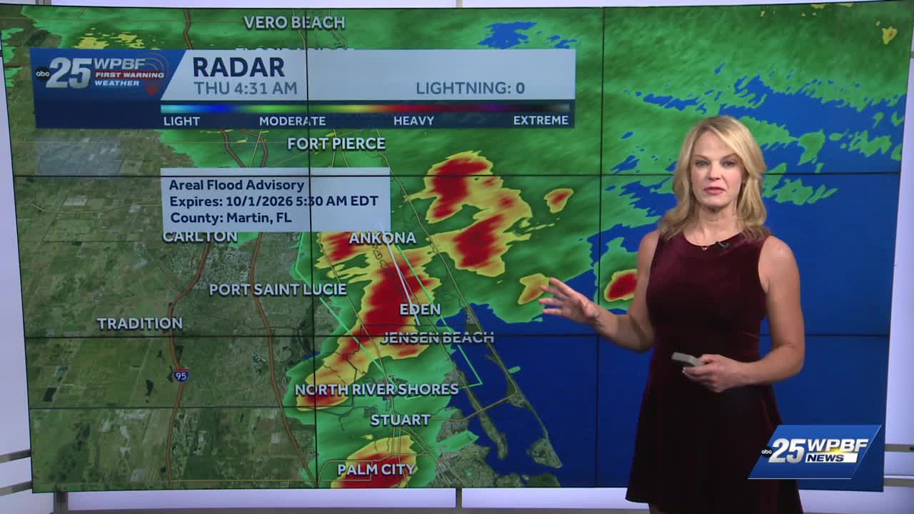 Impact Storms for South Florida Today