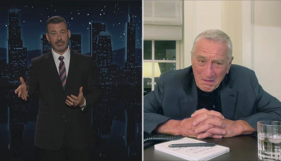 Jimmy Kimmel and Robert De Niro mock Trump and FCC chairman in late ...