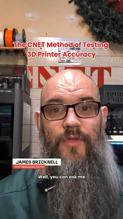 The CNET method of testing 3D printing accuracy