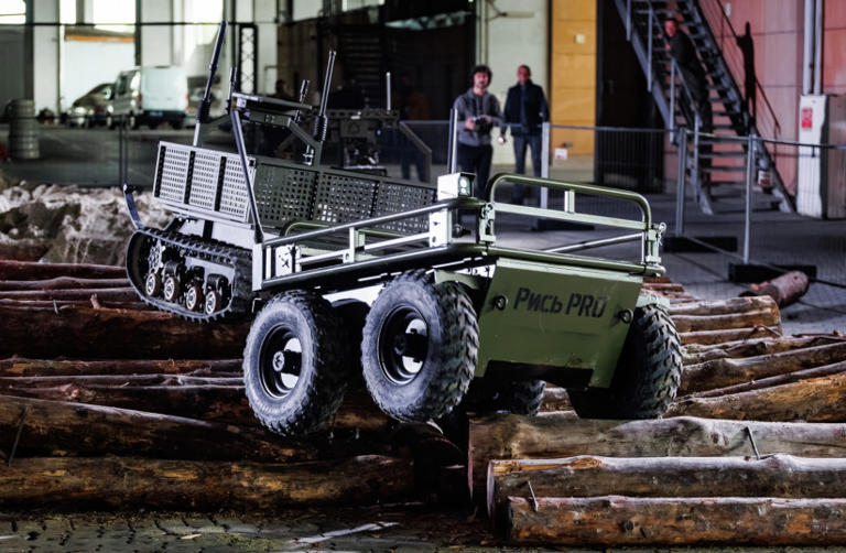 Ukraine carries out first logistics mission using an amphibious UGV